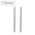 Thick Shake Milkshake Stainless Steel Straws Reusable Metal Drinking Straw Brush - Lets Party