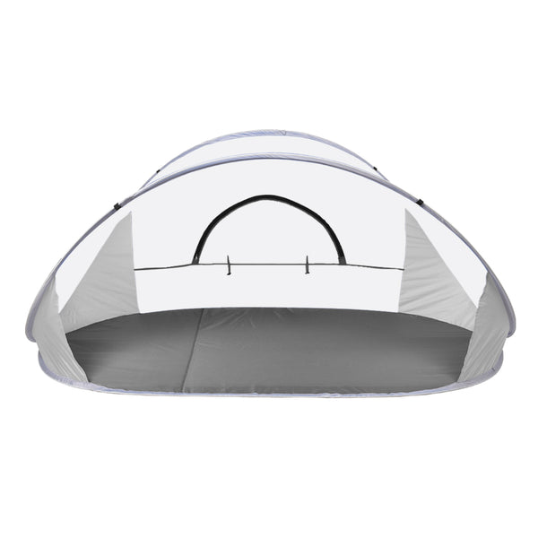 Mountvie Pop Up Tent Camping Beach Tents 4 Person Portable Hiking Shade Shelter - Lets Party