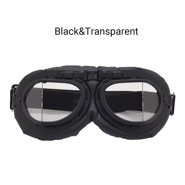 Vintage Pilot Motorcycle Racing Goggles Aviator Retro ATV UTV Dirt Bike Eyewear