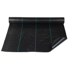 10/20/30/50/100M Weedmat Weed Control Mat Matting Woven Fabric Plant PE AU