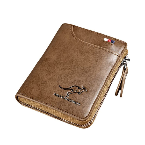 Men's RFID Blocking Leather Short Wallet Credit ID Card Cash Holder Purse AU