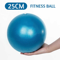25cm Blue Gym Yoga Ball Home Fitness Exercise Balance Pilates Pregnancy Birthing