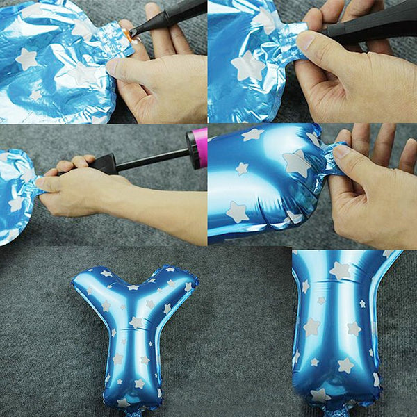 40cm Baby ONE Foil Helium Balloons Boy Girl Baby Shower Happy Birthday - Lets Party