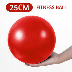 25cm Red Gym Yoga Ball Home Fitness Exercise Balance Pilates Pregnancy Birthing