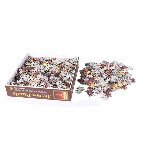 Jigsaw Puzzles 1000 Piece Eiffel Tower Adult Kids DIY Puzzle Toys Home Decor - Lets Party