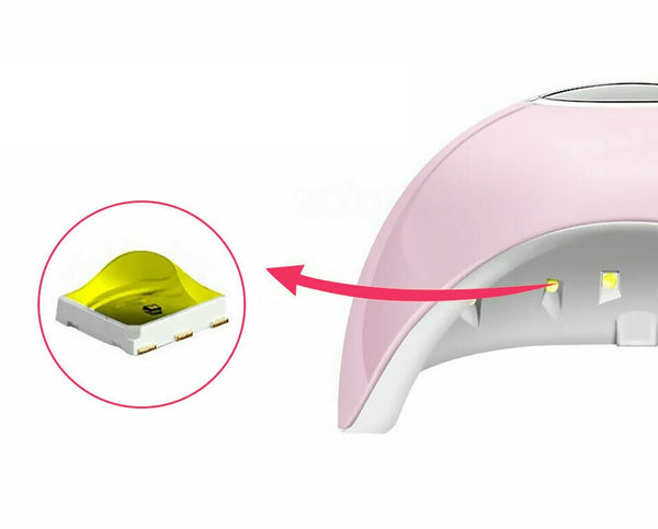 120W Nail Lamp UV LED Light Professional Nail Polish Dryer Art Gel Curing Device - Lets Party