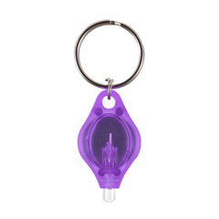 LED UV Purple Light Keyring Key Ring Chain Torch Light Battery Operated