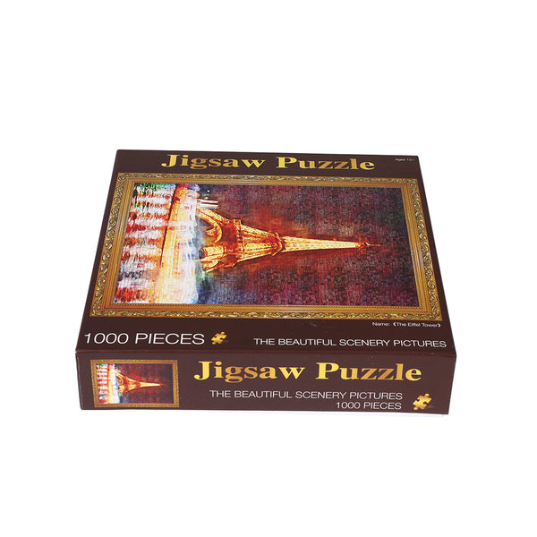 Jigsaw Puzzles 1000 Piece Eiffel Tower Adult Kids DIY Puzzle Toys Home Decor - Lets Party