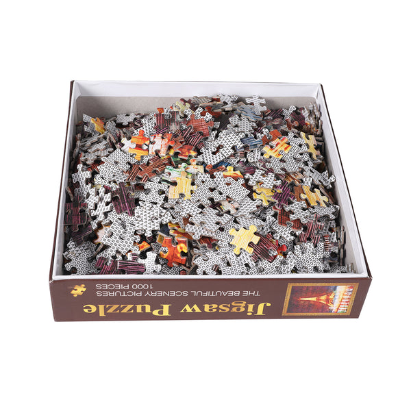 Jigsaw Puzzles 1000 Piece Eiffel Tower Adult Kids DIY Puzzle Toys Home Decor - Lets Party