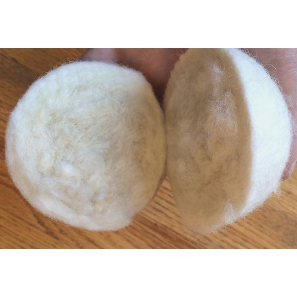 6X 100% Zealand Wool Dryer Balls Drying Fabric Softner Clothes 5/6/7/8cm - Lets Party