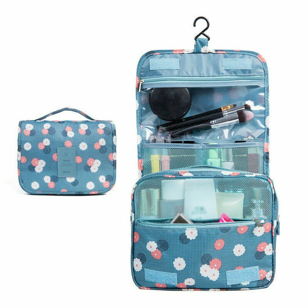 Travel Cosmetic Makeup Bag Hanging Toiletry Case Storage Large Bag Organizer AU - Lets Party