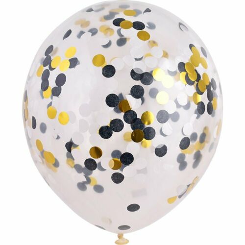 45cm Giant Clear Confetti Balloon Latex Balloons Wedding Birthday Party Balloons - Lets Party