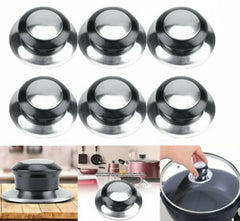 6pcs Kitchen Cookware Pot Saucepan Replacement Pan Lid Hand Grip Knob Handle Set