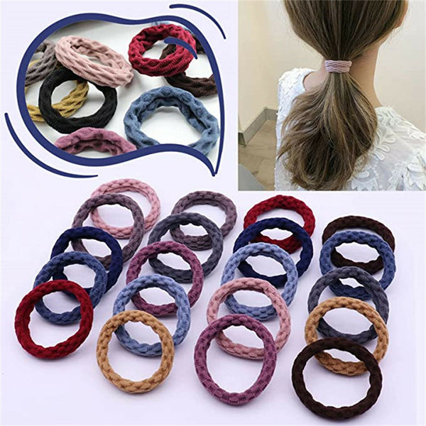 50-500X Colorful Girl Hair Ties Rubber Bands Ropes Rings Ponytail Holder Fashion - Lets Party