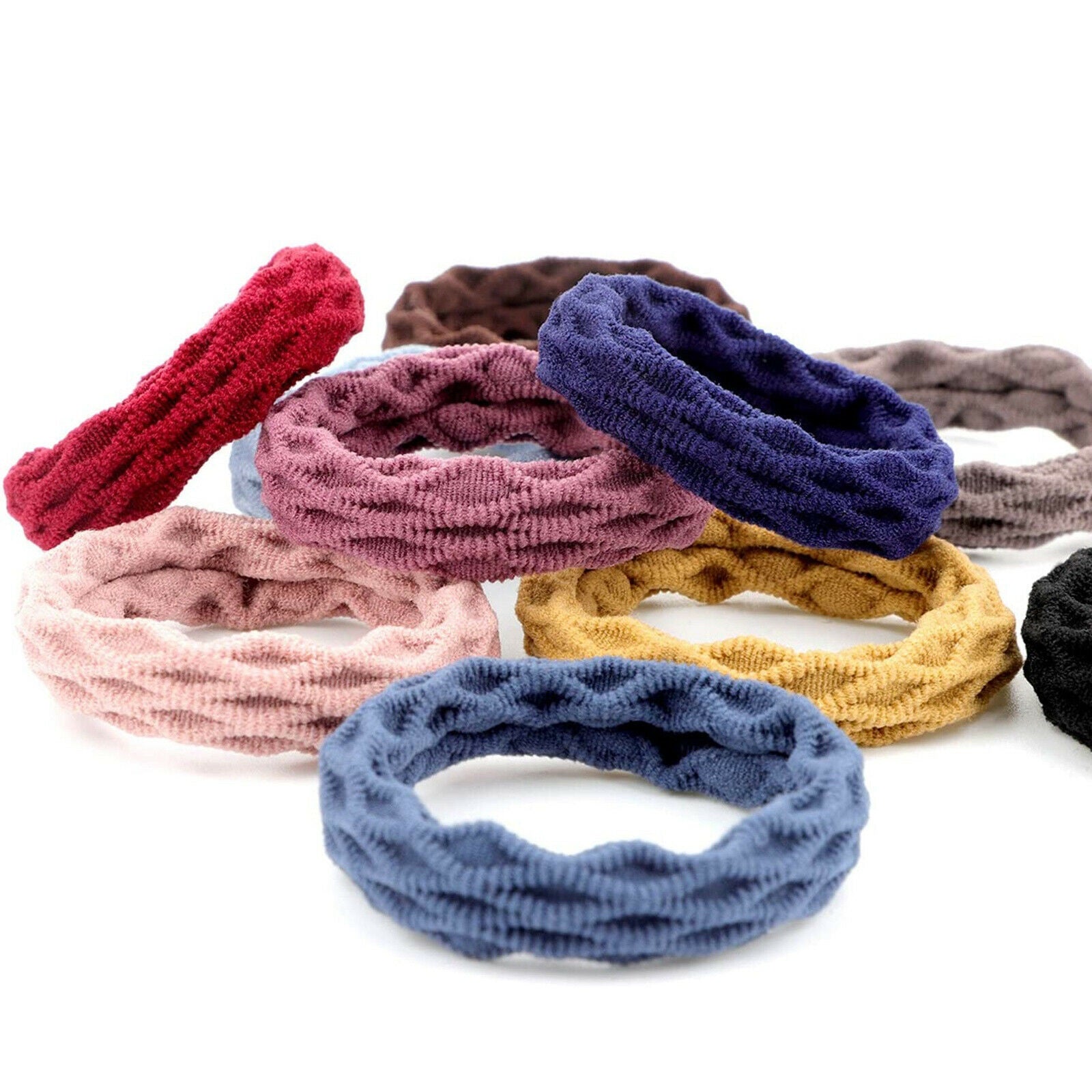 50-500X Colorful Girl Hair Ties Rubber Bands Ropes Rings Ponytail Holder Fashion - Lets Party