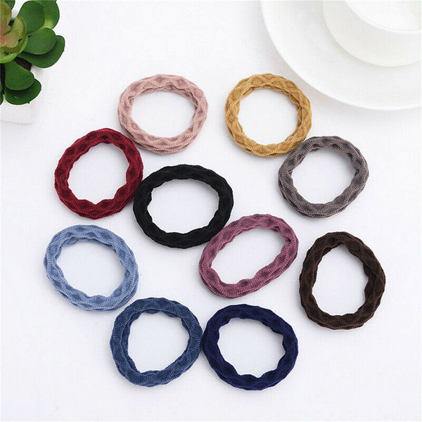 50-500X Colorful Girl Hair Ties Rubber Bands Ropes Rings Ponytail Holder Fashion - Lets Party
