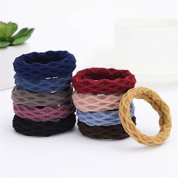 50-500X Colorful Girl Hair Ties Rubber Bands Ropes Rings Ponytail Holder Fashion - Lets Party
