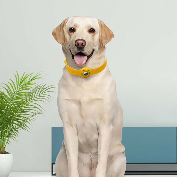 For Apple AirTag Silicone Band Collar Case Air Tag GPS Anti-lost for Cat Dog Pet - Lets Party