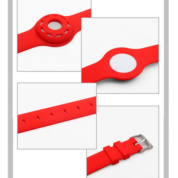 For Apple AirTag Silicone Band Collar Case Air Tag GPS Anti-lost for Cat Dog Pet - Lets Party