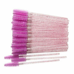Fuchsia New Disposable Eyelash Brush Applicator Extension Mascara Wands