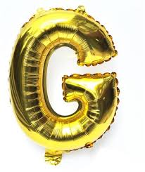 40cm Gold Foil Letter Balloons  Birthday Wedding Party Decorations - Lets Party