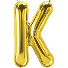 40cm Gold Foil Letter Balloons  Birthday Wedding Party Decorations - Lets Party