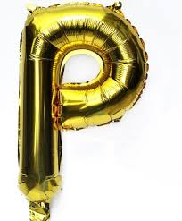 40cm Gold Foil Letter Balloons  Birthday Wedding Party Decorations - Lets Party