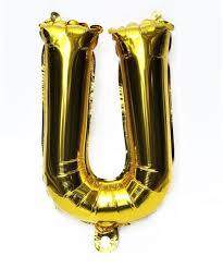 40cm Gold Foil Letter Balloons  Birthday Wedding Party Decorations - Lets Party