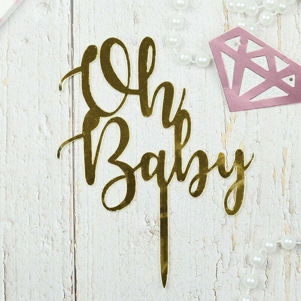 Baby Shower Balloons 1st Birthday Banner Cake Topper Gender Reveal Photo Booth - Lets Party