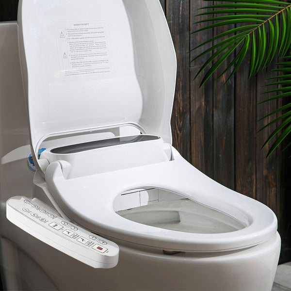 Electric Bidet Toilet Seat Cover Sprayer Auto Smart Electronic Wash Dual Nozzles - Lets Party