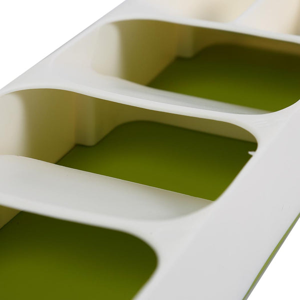 Cutlery Organiser Drying Tray Kitchen Drawer Organizer Spoon Divider Box x2 - Lets Party