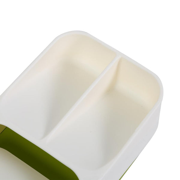 Cutlery Organiser Drying Tray Kitchen Drawer Organizer Spoon Divider Box x2 - Lets Party