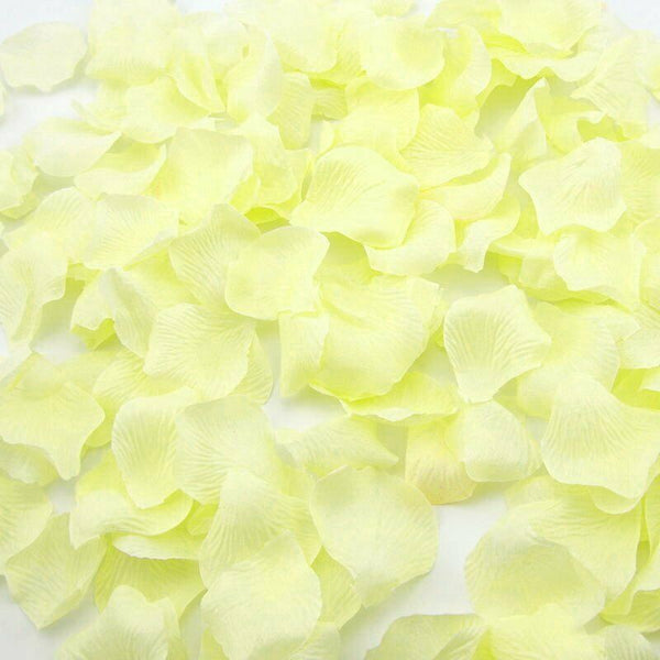 144pcs Artificial Silk Petals Flowers Rose Wedding Flower Girl Basket Decoration - Lets Party