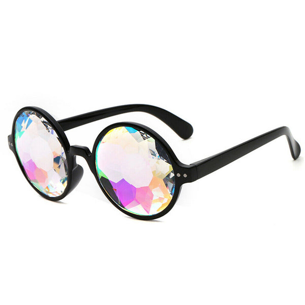 Kaleidoscope Glasses Rave Festival EDM Sunglasses Diffracted Lens Party Show - Lets Party