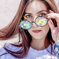 Kaleidoscope Glasses Rave Festival EDM Sunglasses Diffracted Lens Party Show