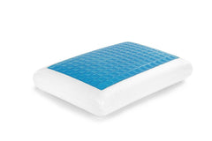 Standard Size Quality Memory Foam Cool Soft Gel Top Pillow-Flat