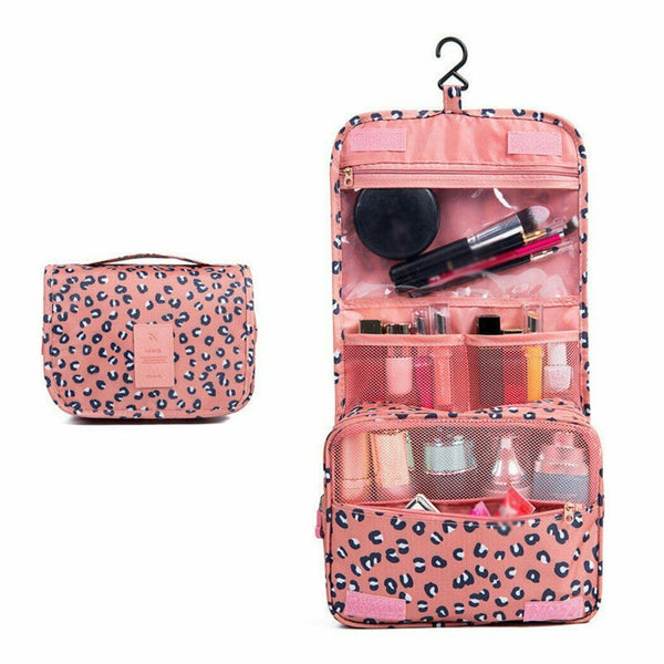 Travel Cosmetic Makeup Bag Hanging Toiletry Case Storage Large Bag Organizer AU - Lets Party