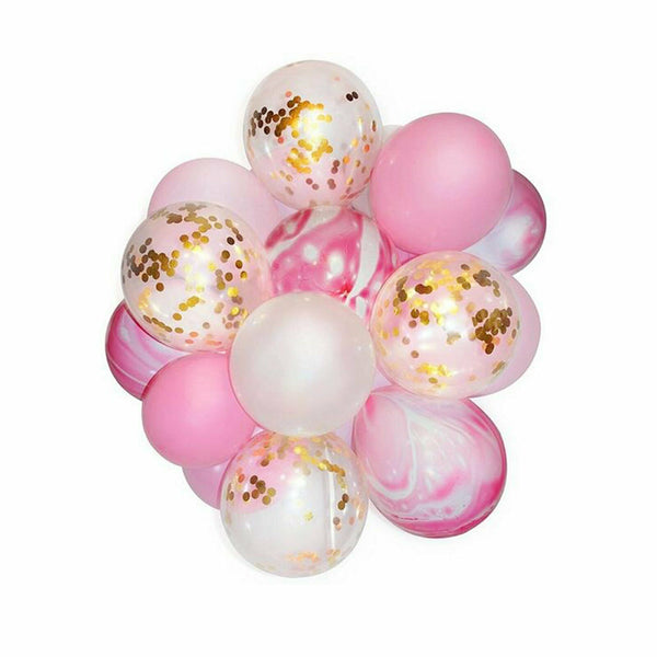 10-24pcs Balloon Set Foil Balloons Latex Confetti Balloon Party Birthday Wedding - Lets Party