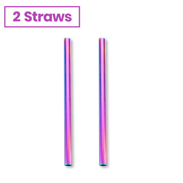 Thick Shake Milkshake Stainless Steel Straws Reusable Metal Drinking Straw Brush - Lets Party