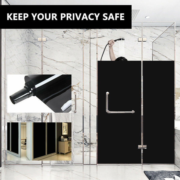90cm Total Light Blackout 100% Privacy Window Film Tinting Tint Sticker AU - Lets Party