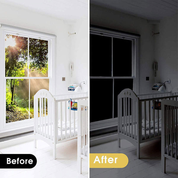90cm Total Light Blackout 100% Privacy Window Film Tinting Tint Sticker AU - Lets Party