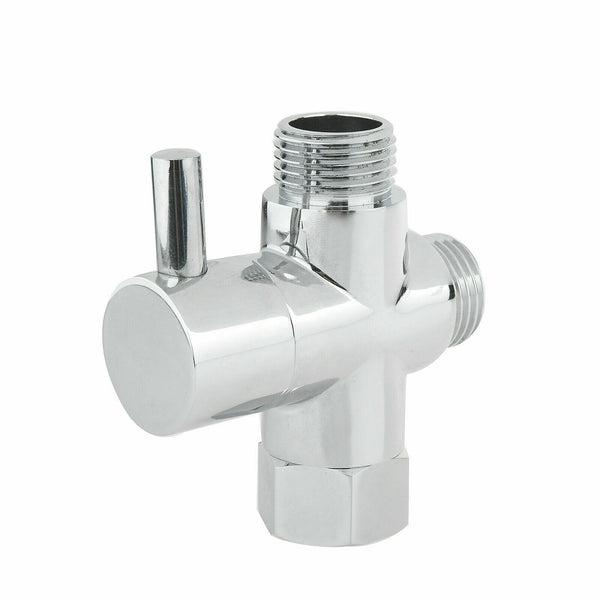 Shower Head Douche Bidet Toilet Spray Hand Held Jet Shattaf Kit Chrome +Diverter - Lets Party