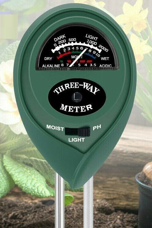 3 in 1 Soil PH Tester Water Moisture Test Meter Kit For Garden Plant Testing - Lets Party