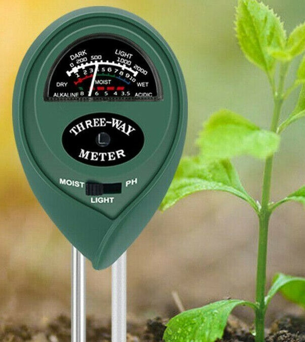 3 in 1 Soil PH Tester Water Moisture Test Meter Kit For Garden Plant Testing - Lets Party