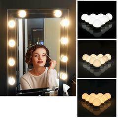 Hollywood Style 10 Bulbs Dimmable Lamp Vanity Light LED Make Up Mirror Lights