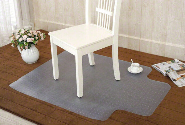 Ship Carpet Floor Office Computer Work Chair Mat Useful Plastic 1200 x 900mm - Lets Party