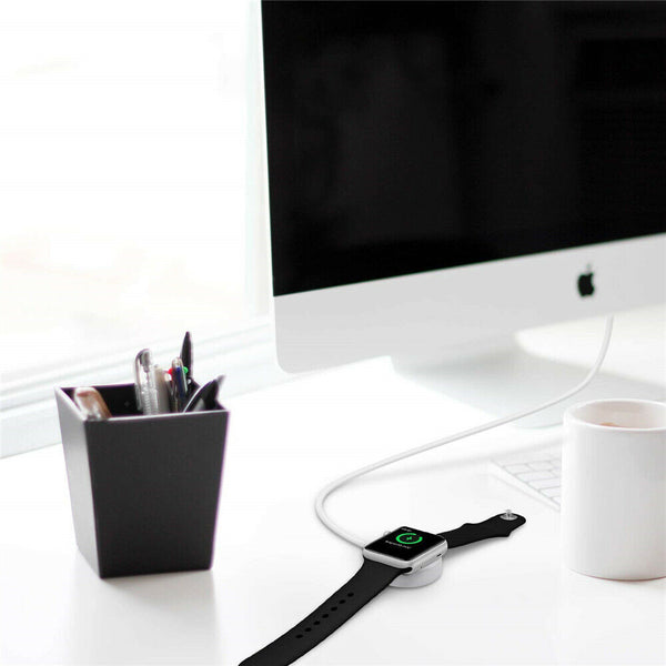 For Apple Watch iWatch 4 3 2 1 Magnetic Charger Charging Cable Metal Finish  - Lets Party