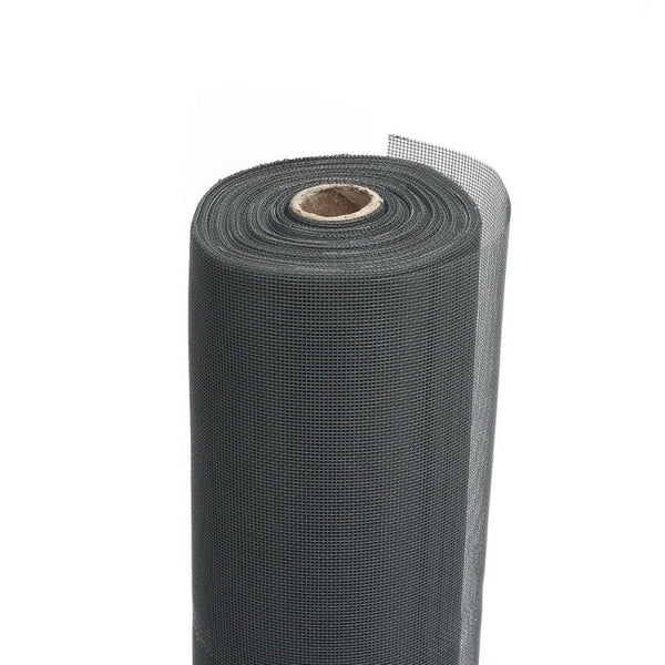 Roll Insect Flywire Window Fly Screen Net Mesh Flyscreen Black/ Grey 100FT / 30M - Lets Party