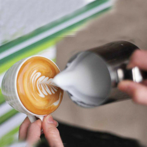 Stainless Steel Milk Frothing Jug Frother Coffee Latte Container Pitcher - Lets Party