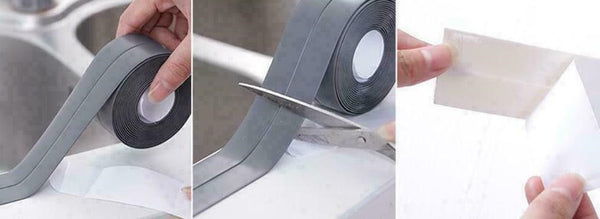 Waterproof Wall Corner Sealing Tape Self Adhesive Kitchen Bathroom Crevice Strip - Lets Party